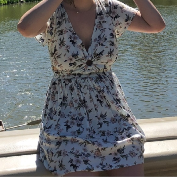 American Eagle Floral Print Dress - Picture 7 of 7